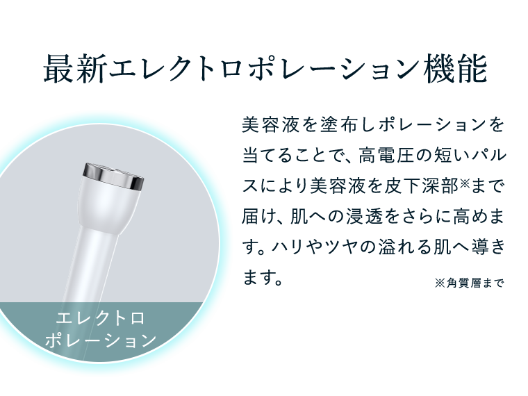最新エレクトロポレーション機能