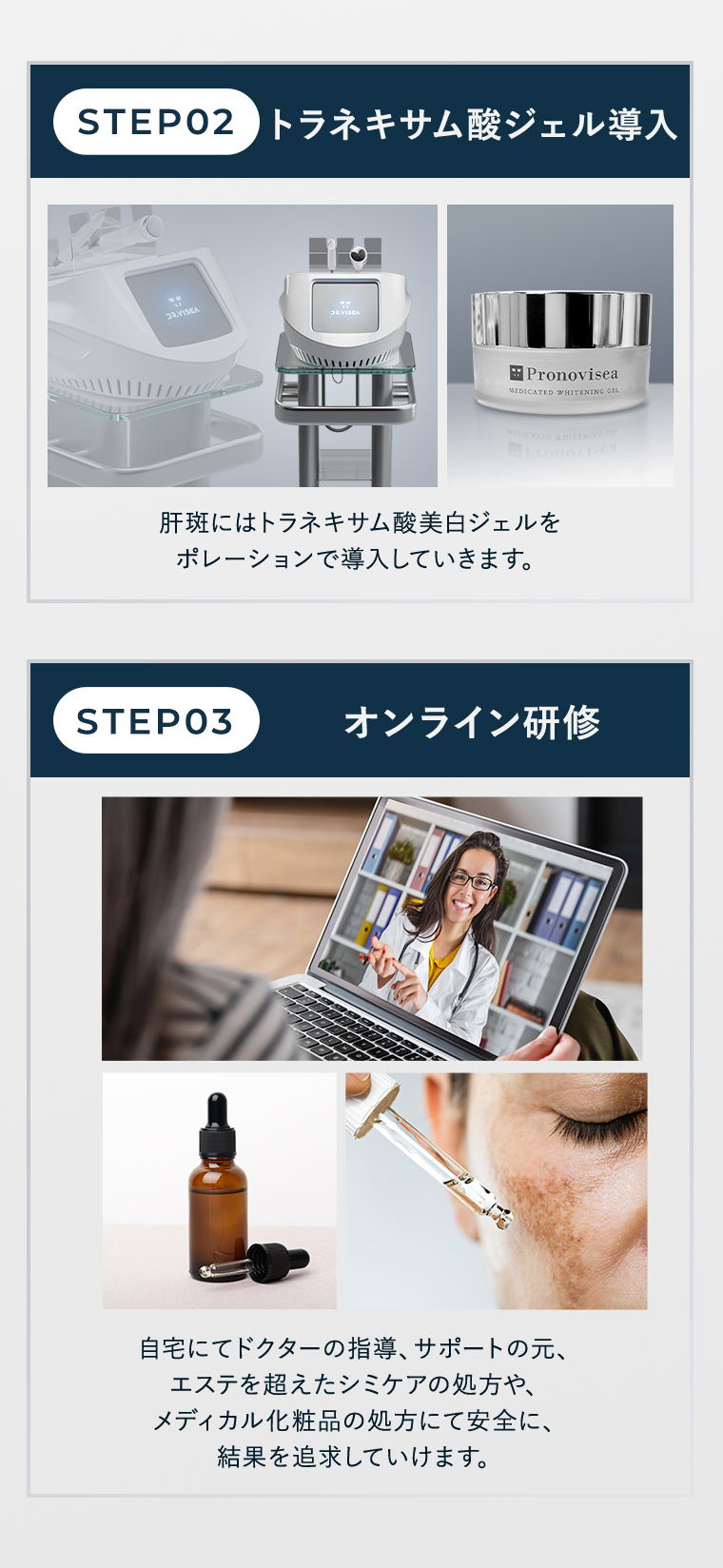 トラネキサム酸ジェル導入・オンライン研修